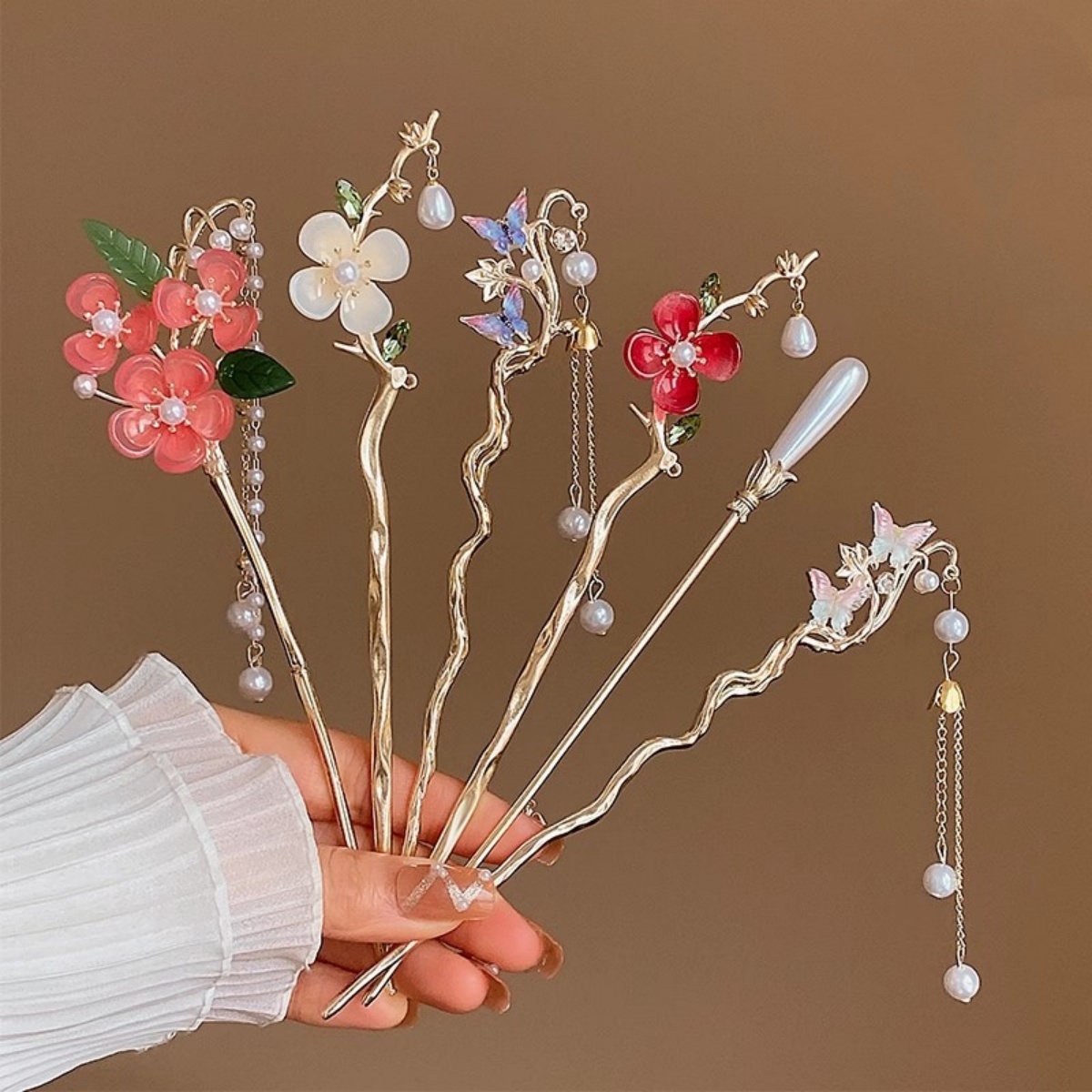Supply Florist - New Chinese style Flower Hairpin For