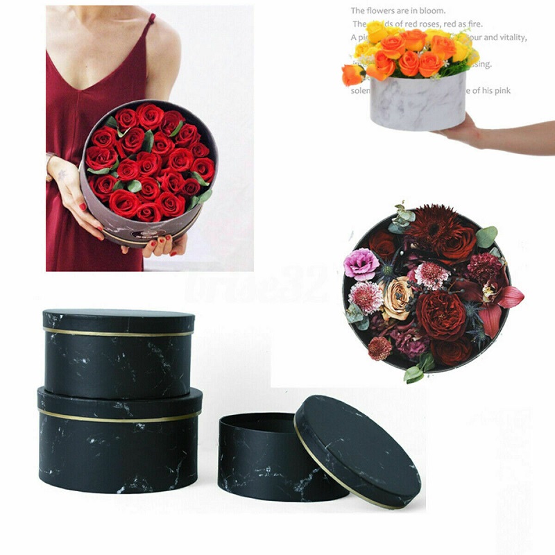 3Pcs Florist Hat Boxes Xmas Fl - Florist Supply Vases review and price