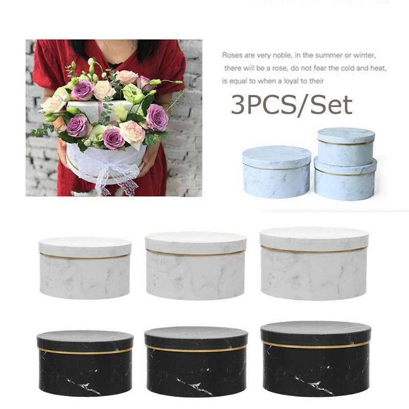 3Pcs Florist Hat Boxes Xmas Fl - Florist Supply Vases review and price