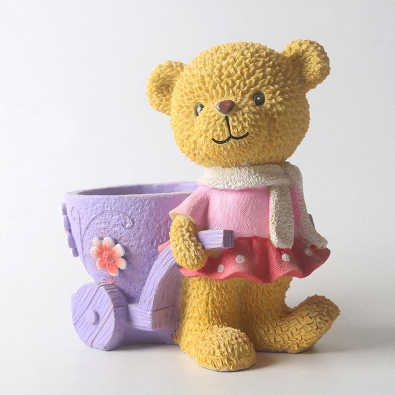 Lovely Bear Gypsum Silicone Mo - Florist Supply Vases review and price