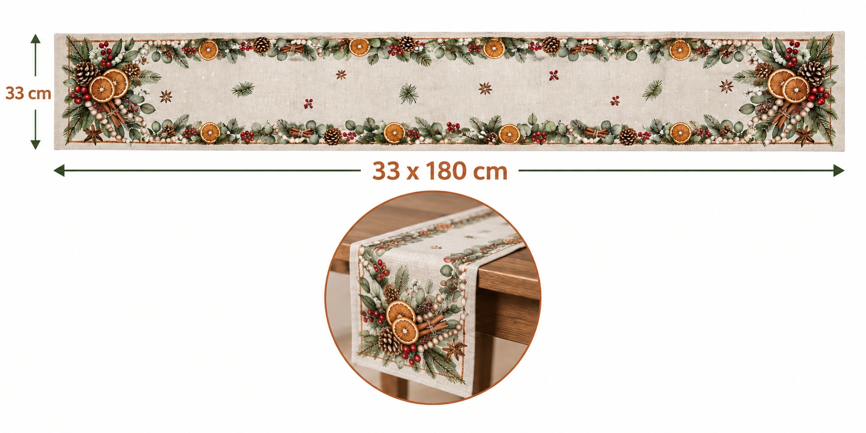 Christmas Dried Orange Table R - Eucalyptus Preserved review and price